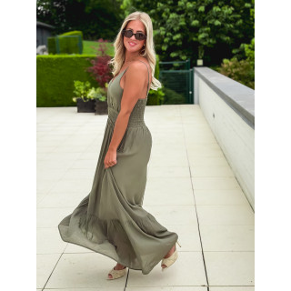 Robe longue Zolie - Kaki