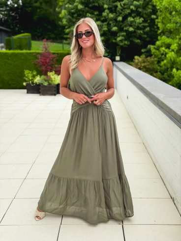 Robe longue Zolie - Kaki