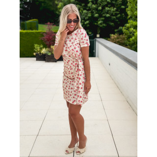 Robe courtes Rosanna - Crème