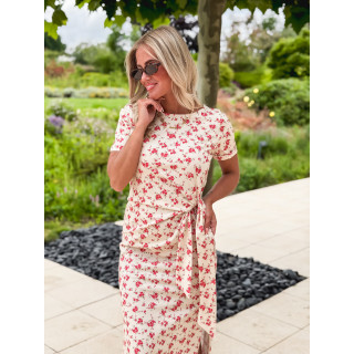 Robe longue Rosanna - Crème