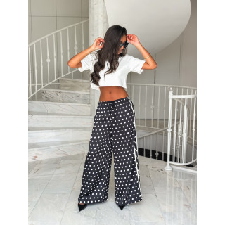 Pantalon à pois Médusa - Noir