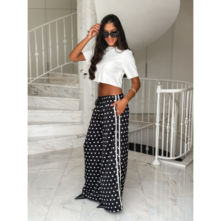 Pantalon à pois Médusa - Noir