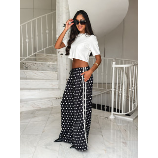 Pantalon à pois Médusa - Noir