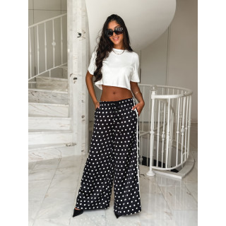 Pantalon à pois Médusa - Noir