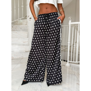 Pantalon à pois Médusa - Noir