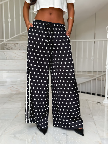 Pantalon à pois Médusa - Noir