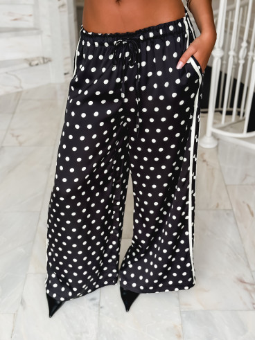 Pantalon à pois Médusa - Noir