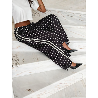 Pantalon à pois Médusa - Noir