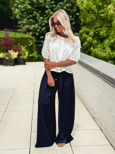 Pantalon Léonore - Bleu marine
