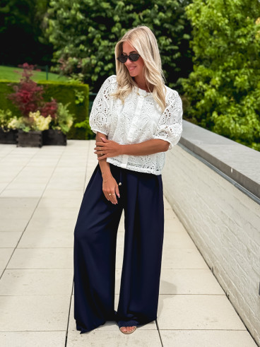 Pantalon Léonore - Bleu marine