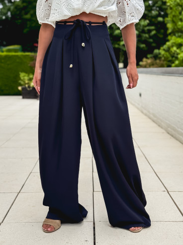 Pantalon Léonore - Bleu marine
