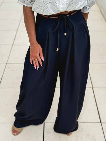 Pantalon Léonore - Bleu marine