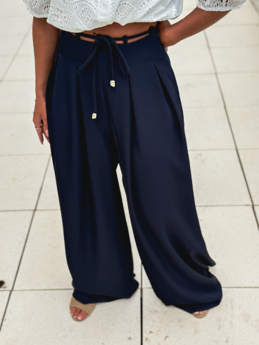 Pantalon Léonore - Bleu marine