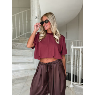 T-shirt Elysia - Bordeaux