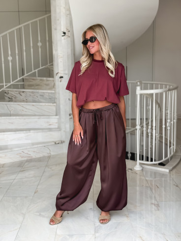 T-shirt Elysia - Bordeaux