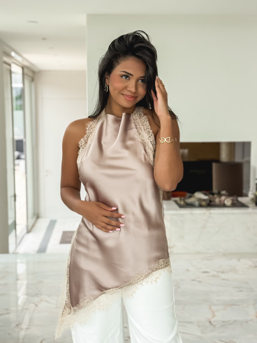 Blouse Soline - Taupe