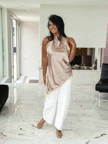 Blouse Soline - Taupe