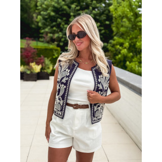 Gilet sans manches Romane - Bleu marine