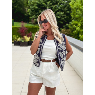 Gilet sans manches Romane - Bleu marine