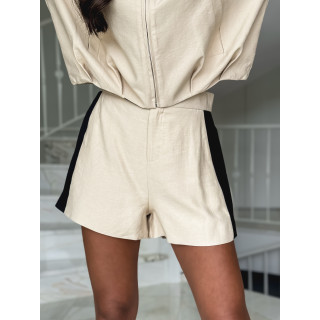 Short Galla - Beige/Noir
