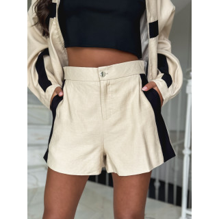 Short Galla - Beige/Noir