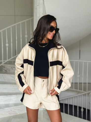 Veste Galla - Beige/Noir Veste Galla - Beige/Noir