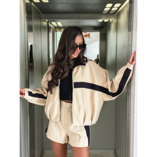 Veste Galla - Beige/Noir