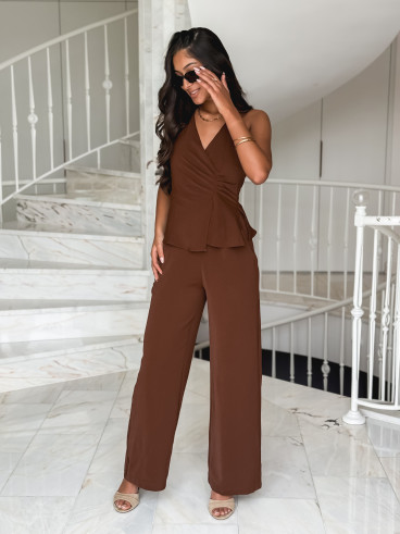 Combinaison pantalon Jalyne - Chocolat