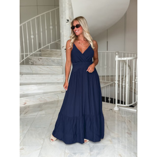 Robe longue Zolie - Bleu marine