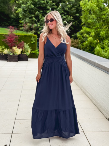 Robe longue Zolie - Bleu marine