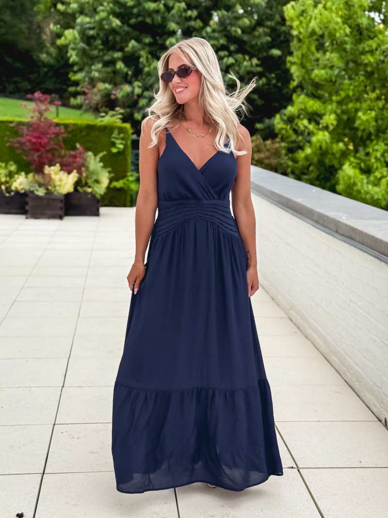 Robe longue Zolie - Bleu marine Robe longue Zolie - Bleu marine