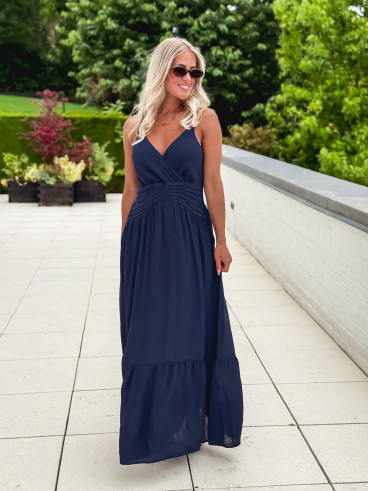 Robe longue Zolie - Bleu marine Robe longue Zolie - Bleu marine