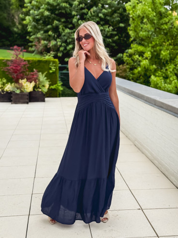 Robe longue Zolie - Bleu marine Robe longue Zolie - Bleu marine