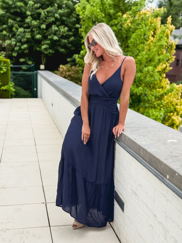 Robe longue Zolie - Bleu marine