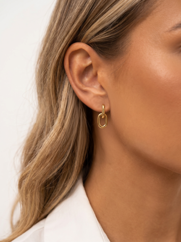 Boucles d'oreilles Galao - Doré