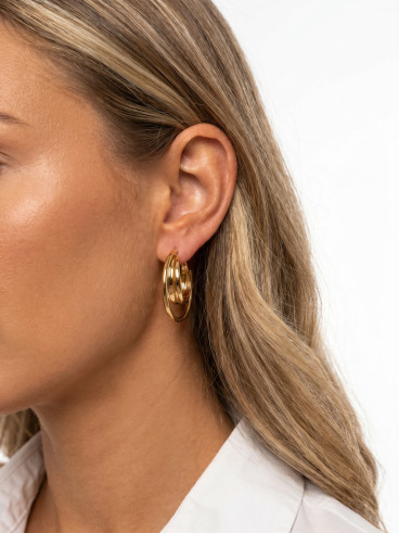 Boucles d'oreilles Lunia - Doré