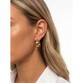 Boucles d'oreilles Lunia - Doré