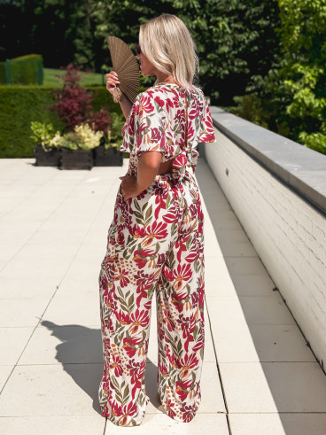 Combinaison pantalon Mazelina - Ecru Combinaison pantalon Mazelina - Ecru
