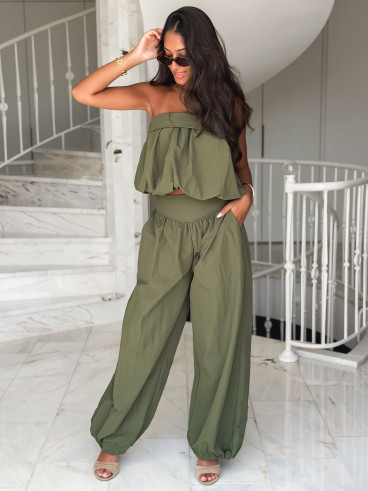 Pantalon Lizia - Kaki