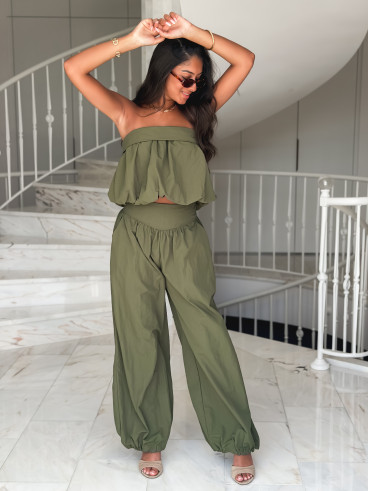 Pantalon Lizia - Kaki