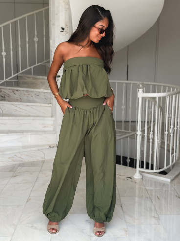 Pantalon Lizia - Kaki