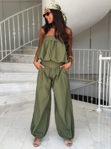 Pantalon Lizia - Kaki