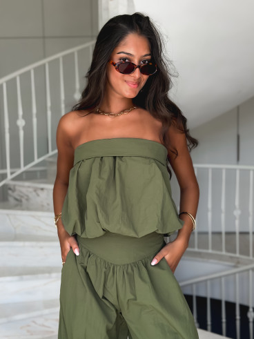 Blouse Lizia - Kaki