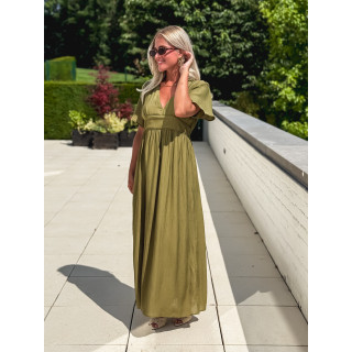 Robe longue Eglantine - Vert