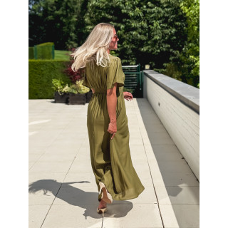 Robe longue Eglantine - Vert