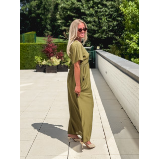 Robe longue Eglantine - Vert