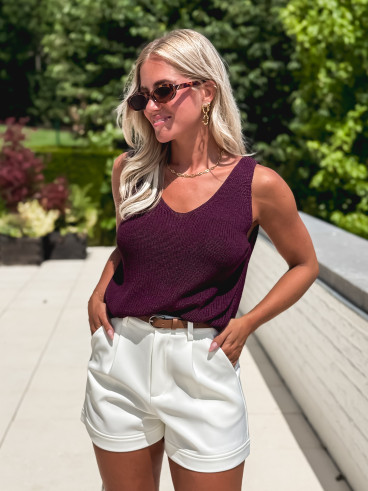 Blouse Oria - Prune