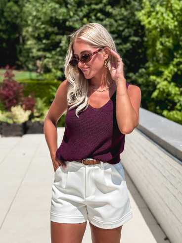 Blouse Oria - Prune
