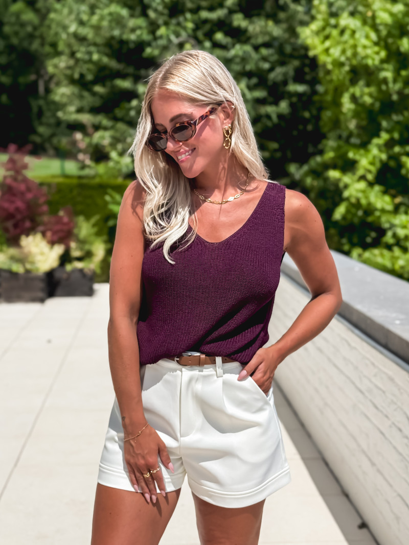 Blouse Oria - Prune
