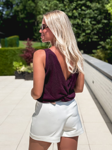 Blouse Oria - Prune
